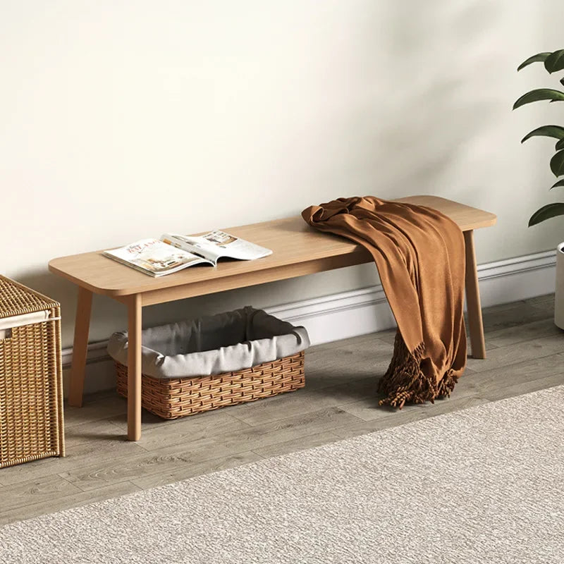 tabouret en noyer pour salle à manger et cabine d'essayage style chinois - vue 3 sur 10