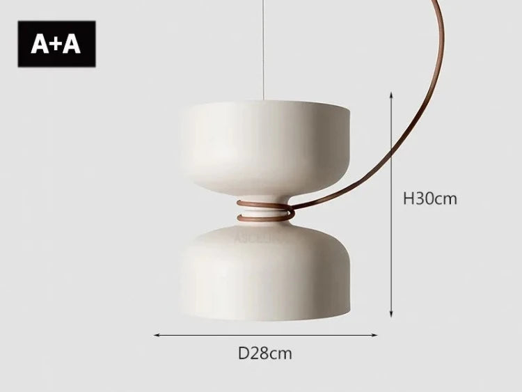Moderne nordische LED-Pendelleuchte für kreative Innendekoration