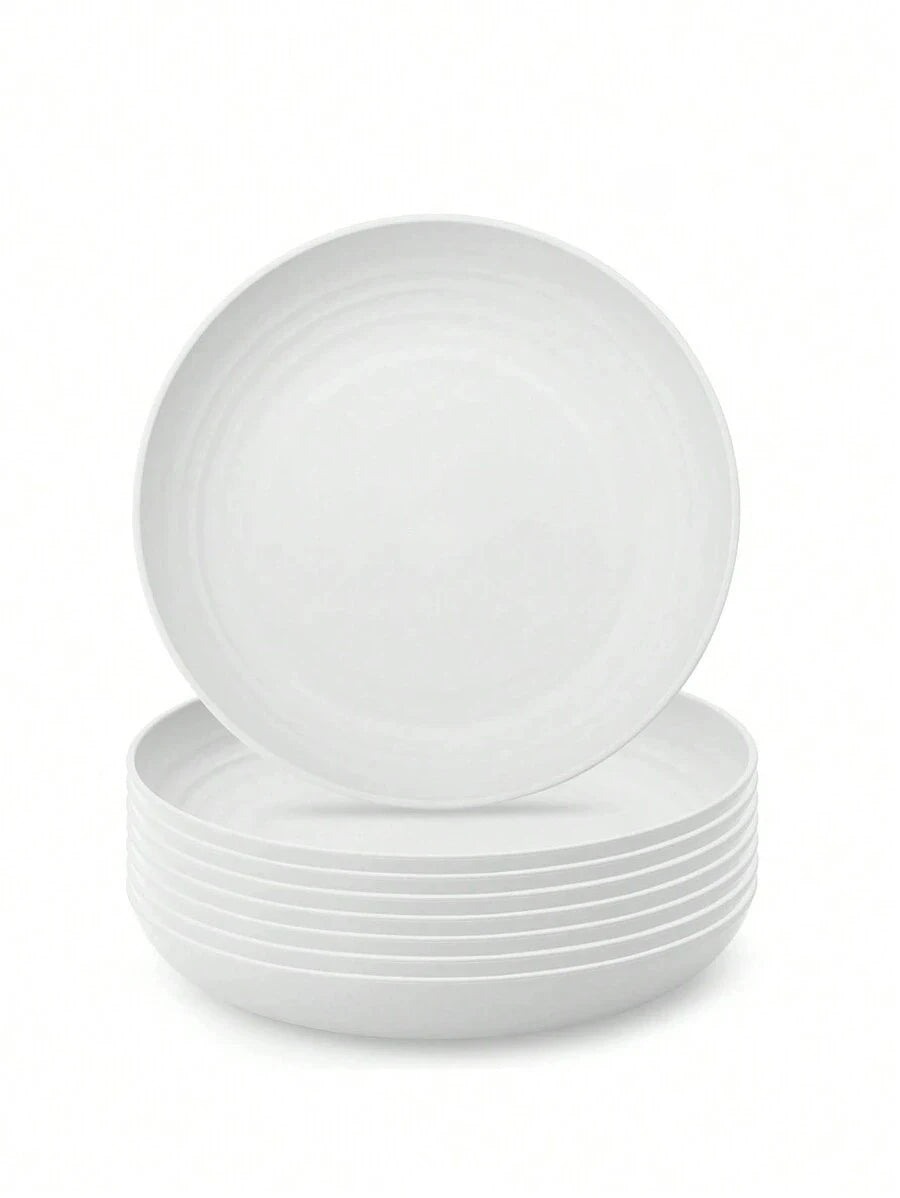 Assiettes dessert reutilisables micro ondes lave vaisselle