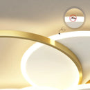 plafonnier Anneau moderne LED Simple variateur intelligent pour chambre à manger salon Hall éclairage intérieur