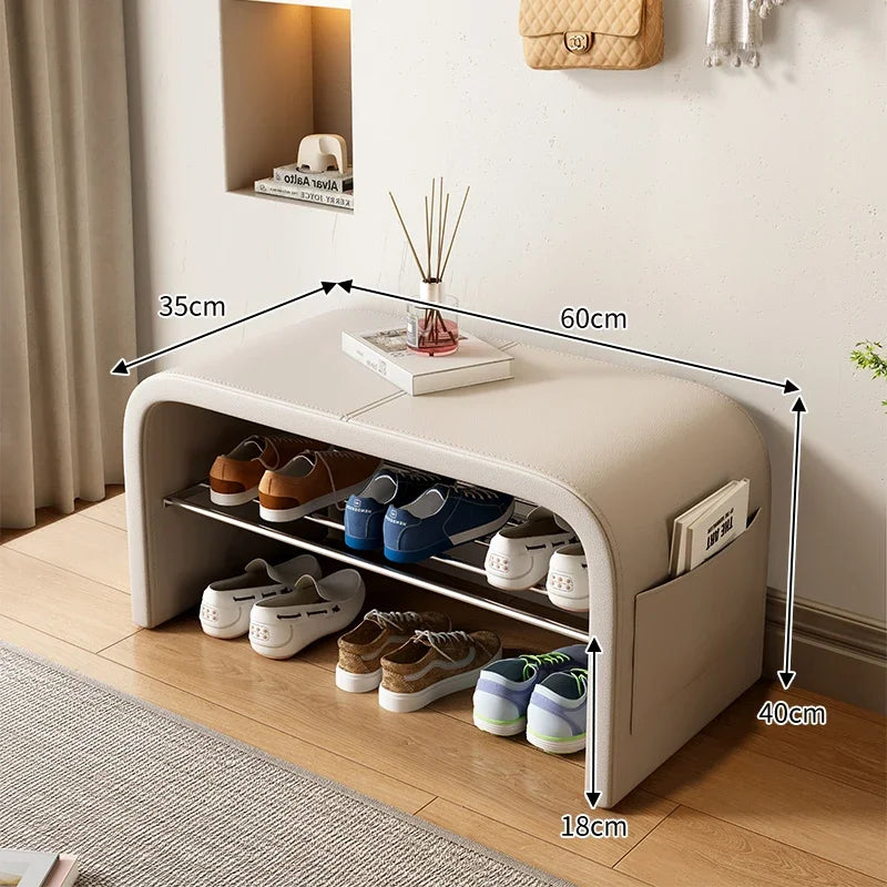 banc polyvalent pour rangement et assise décorative - vue 9 sur 15
