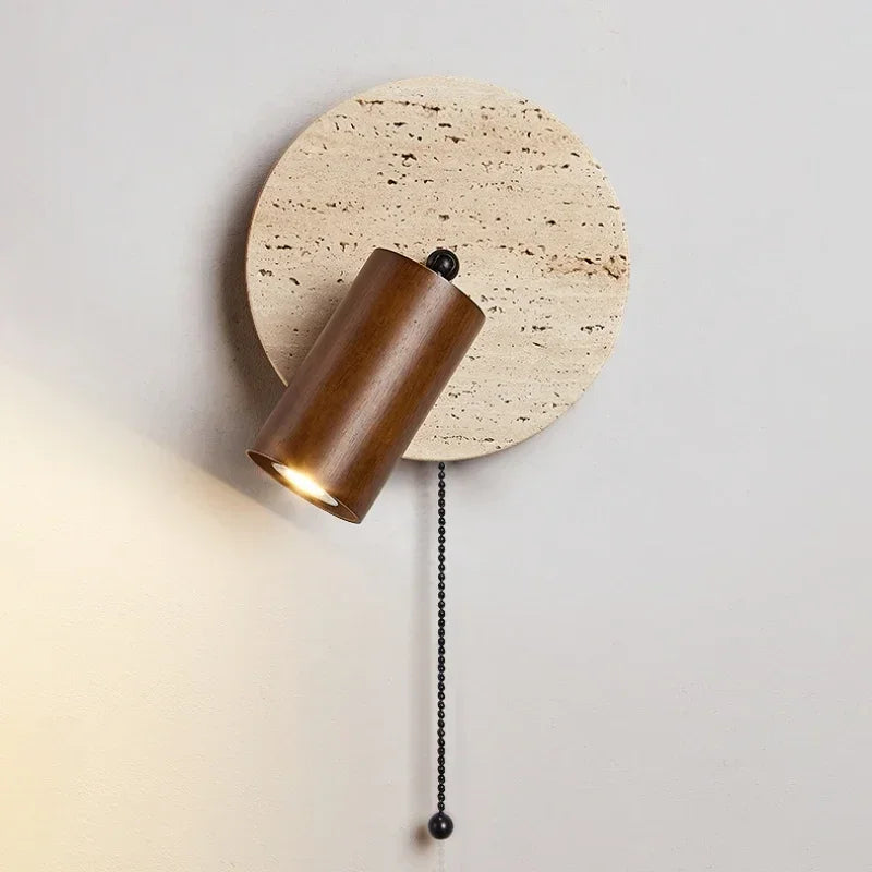 applique murale led design moderne en marbre pour décoration intérieure - vue 2 sur 7