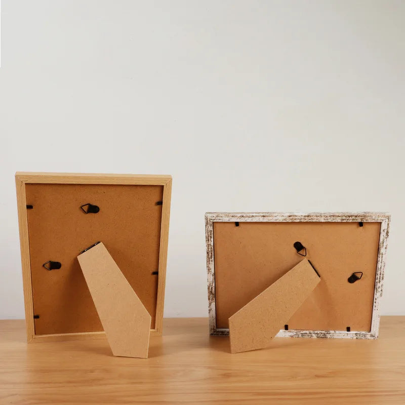 cadre photo en bois pour décoration murale et de bureau - vue 7 sur 10