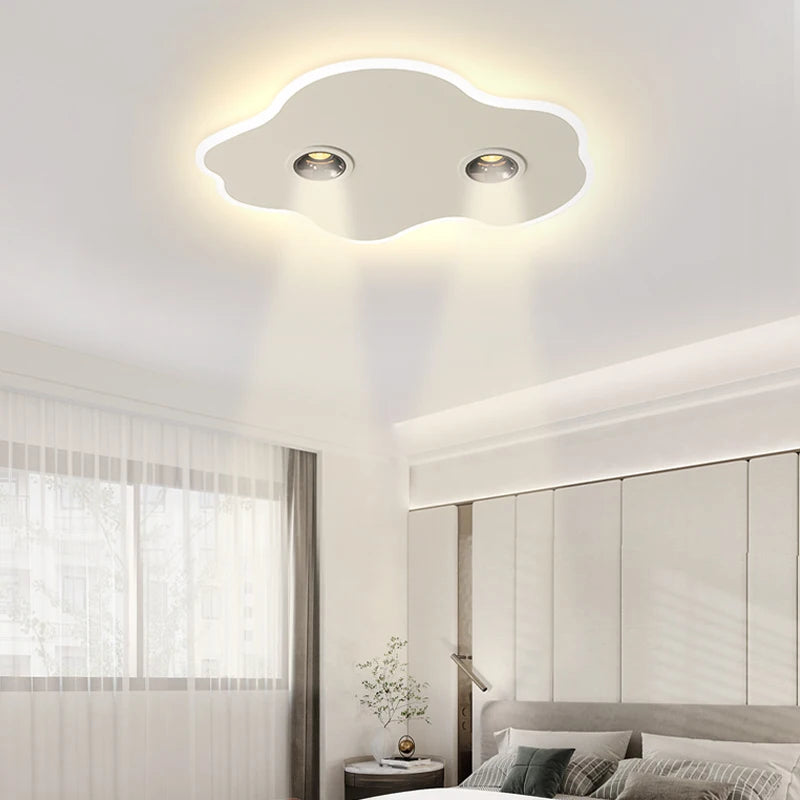Moderne LED-Deckenleuchte in Wolkenform für stilvolle Innenräume - vue 6 sur 8