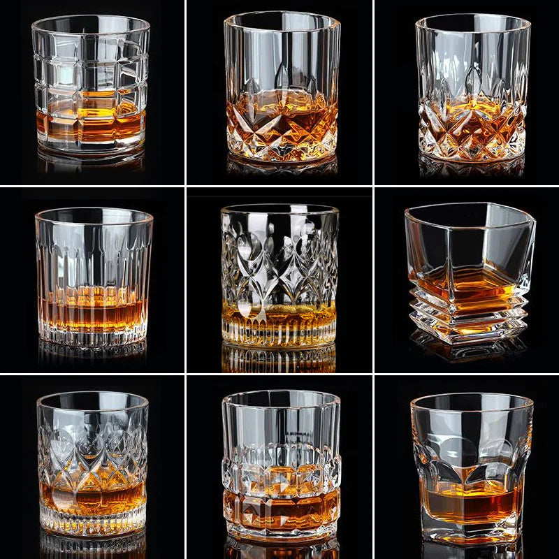 Verres cristal relief whisky vin biere pour table - vue 7 sur 7