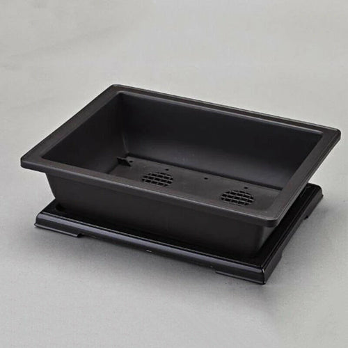 pot de fleurs rectangulaire en plastique pour bonsaï et jardin