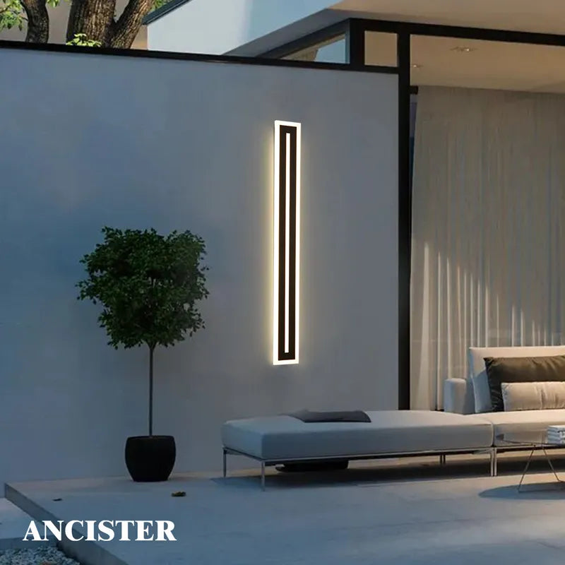 Applique murale led étanche moderne adaptée pour extérieur