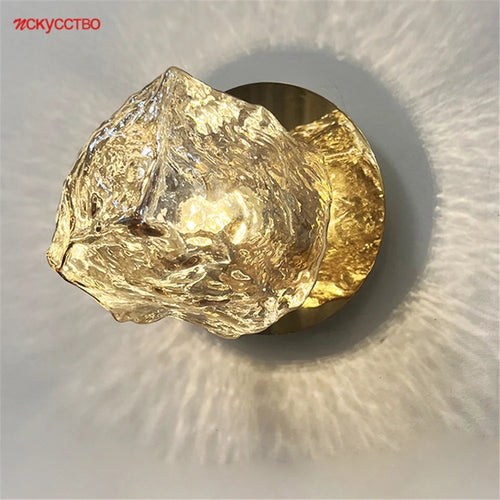 applique murale en verre créateur pour décoration vintage et moderne