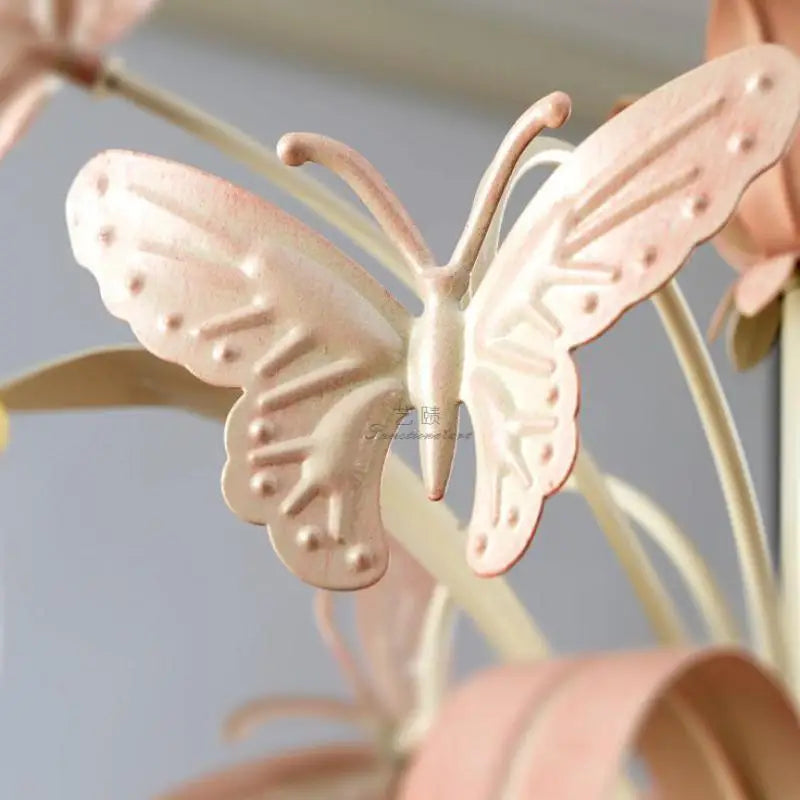 applique murale led papillon pour chambre enfant décoration lumineuse - vue 7 sur 8
