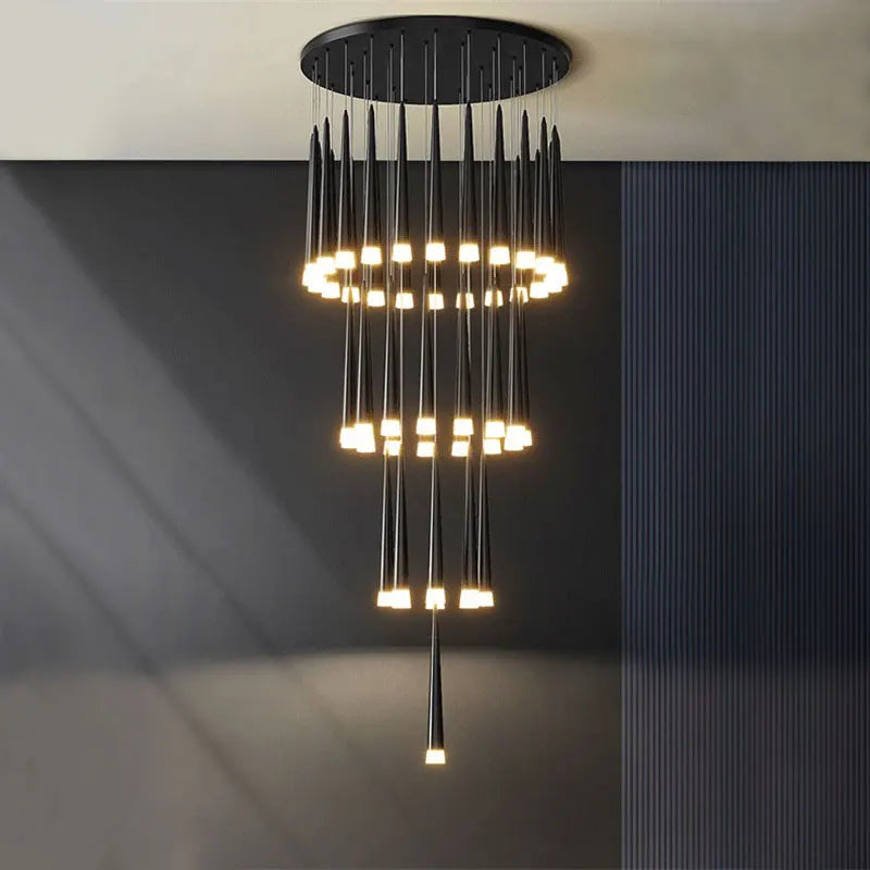 lustre suspendu moderne à LED pour intérieur contemporain - vue 4 sur 14