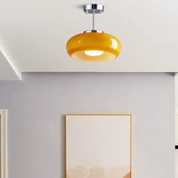 Moderner Glas-Kronleuchter mit Pendelleuchte in goldfarbenem und verchromtem Metall