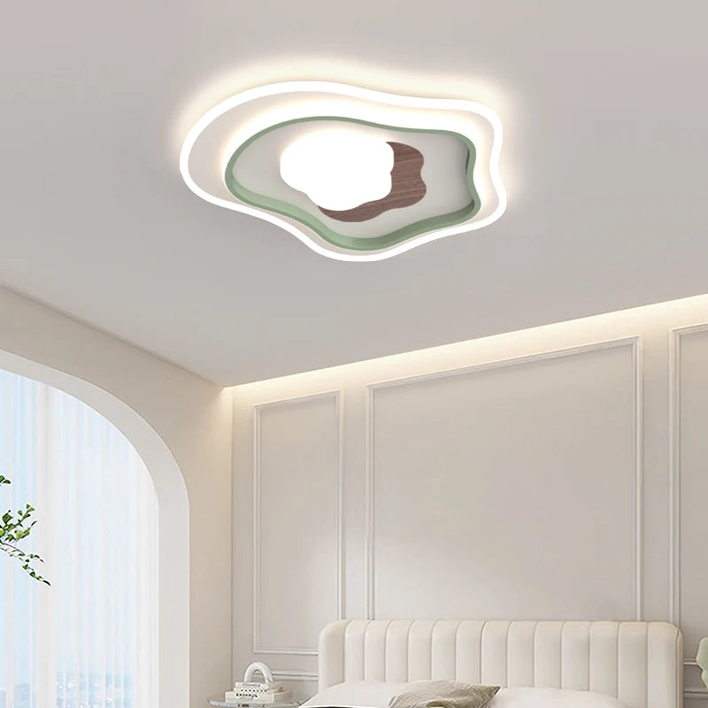lustre nordique en bois pour éclairage intérieur lampara techo - vue 6 sur 14