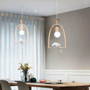 Kreativer romantischer Kronleuchter mit Vogel-Design – Dekorative Pendelleuchte