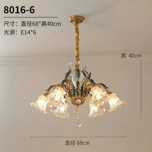 lustre en cristal rustique pour éclairage intérieur industriel - vue 10 sur 9