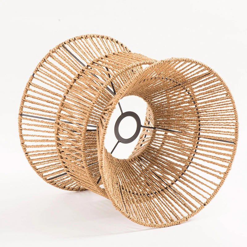 Lustre en corde de papier de Style japonais Wabi-sabi - vue 6 sur 6