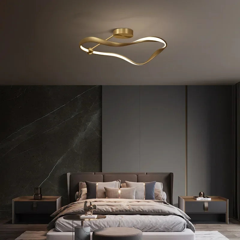 Plafonnier moderne à LEDs pour chambre salon salle à manger Restaurant nordique luxe décor à la maison - vue 4 sur 8