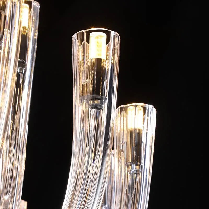 lustre de style européen moderne en verre de luxe - vue 6 sur 10