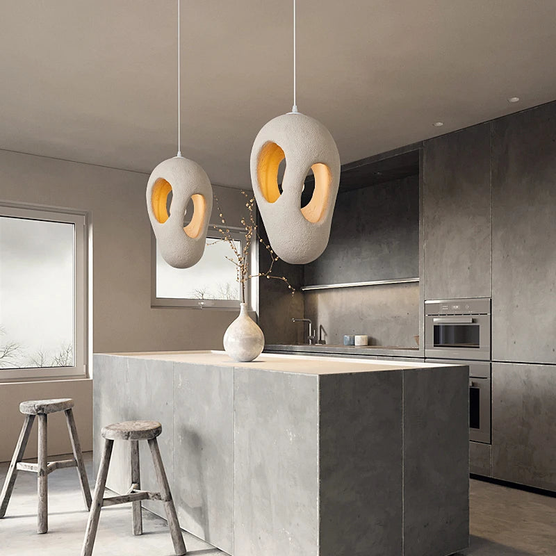 lustre nordique wabi sabi pour restaurant bar et vestiaire - vue 6 sur 11
