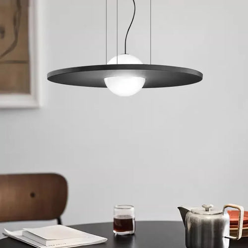 Italienische Design-Pendelleuchte für modernes und elegantes Ambiente - vue 2 sur 9