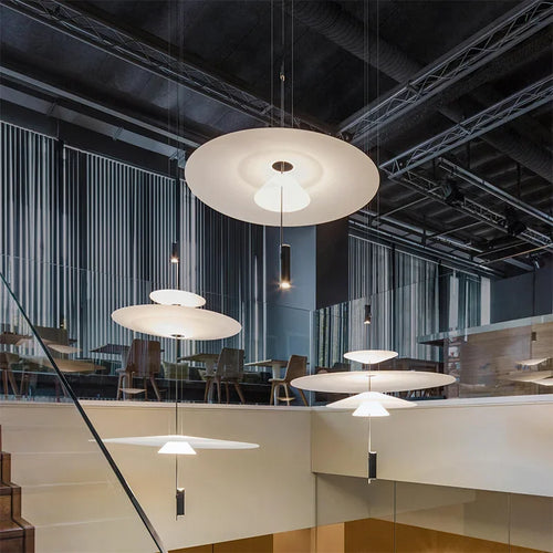 SANDYHA Kronleuchter im Ufo-Stil LED Modern für die Inneneinrichtung - vue 4 sur 15