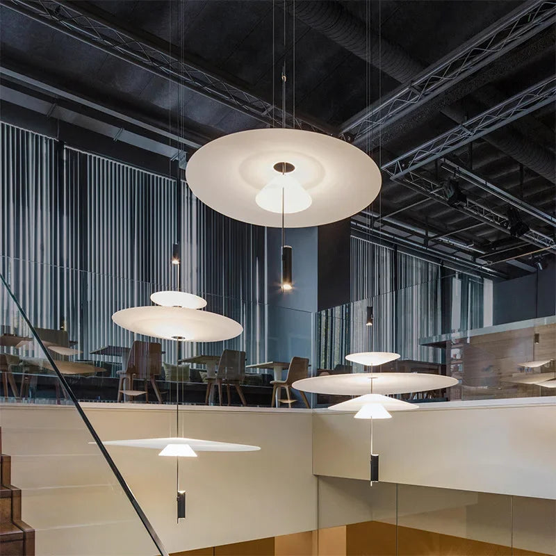 SANDYHA Kronleuchter im Ufo-Stil LED Modern für die Inneneinrichtung - vue 3 sur 15