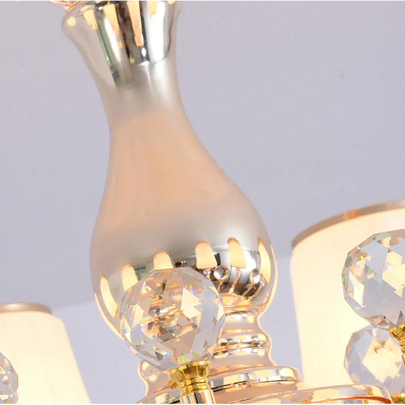 lustre en cristal de luxe pour décoration élégante - vue 7 sur 14