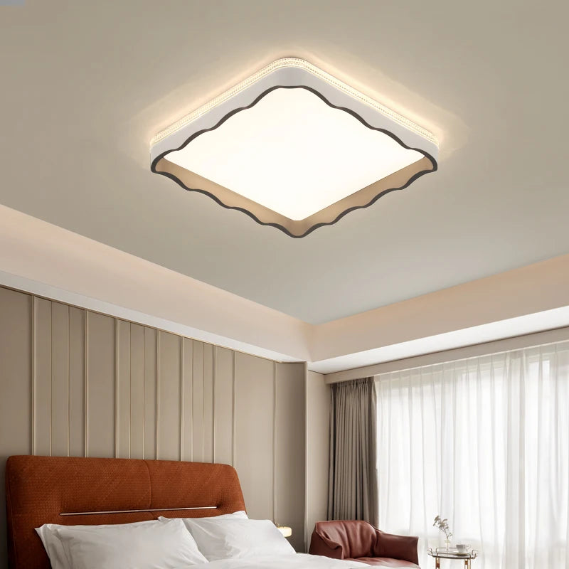plafonnier simple en forme de vague pour décoration intérieure - vue 5 sur 10