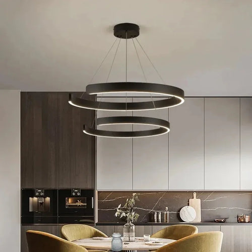 lampes led simplifiées suspendues pour décoration d'intérieur