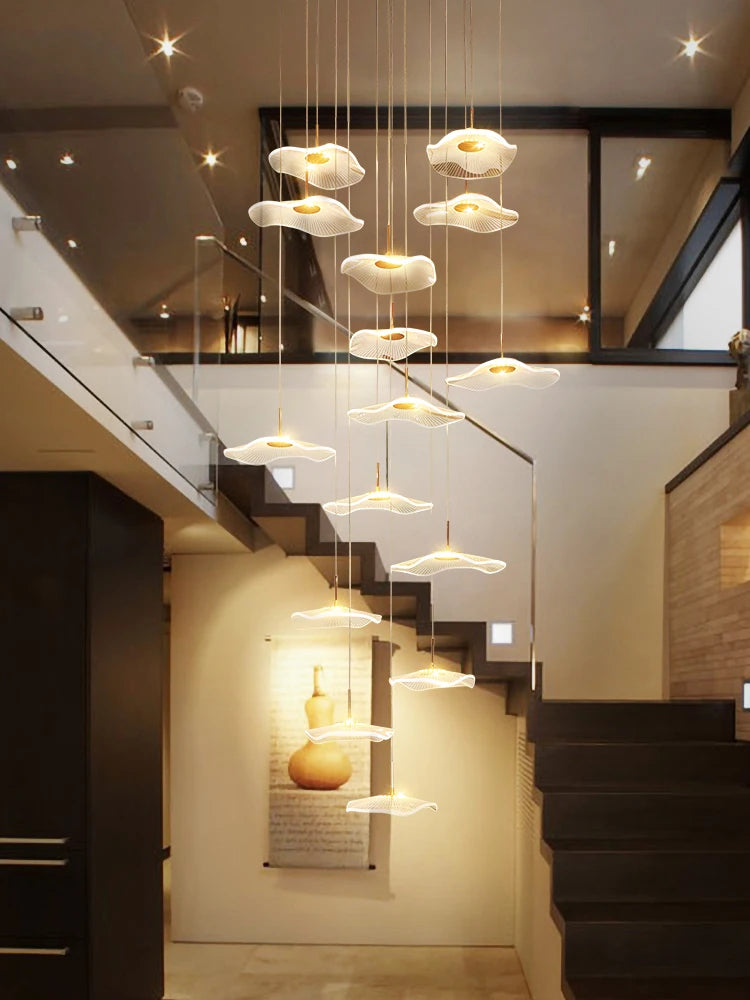 lustre moderne nordique pour décoration intérieure et grenier - vue 7 sur 16