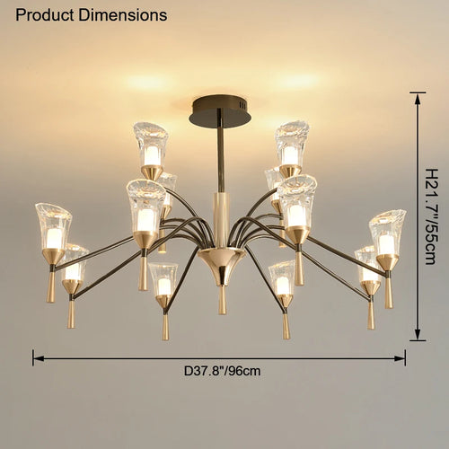 lustre suspendu moderne pour un éclairage élégant - vue 9 sur 9