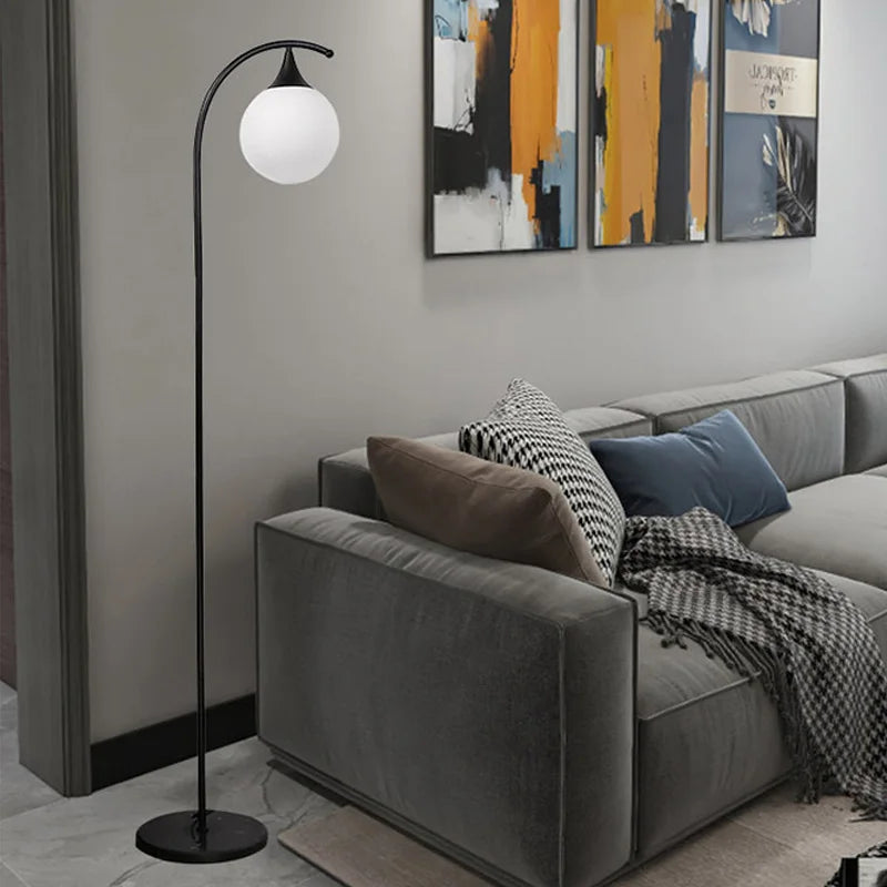 lampadaire led en verre multicolore pour une ambiance chaleureuse - vue 4 sur 10