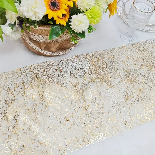 Chemin de table rose gold paillettes métallisées fête - vue 7 sur 7