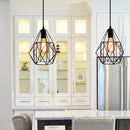 Industrieller Kronleuchter LED-Pendelleuchte Metallkäfig Retro