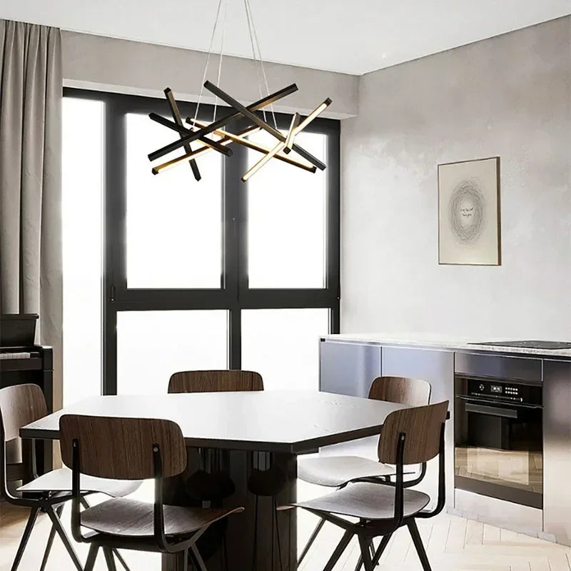 suspension LED design moderne pour décoration intérieure - vue 7 sur 8