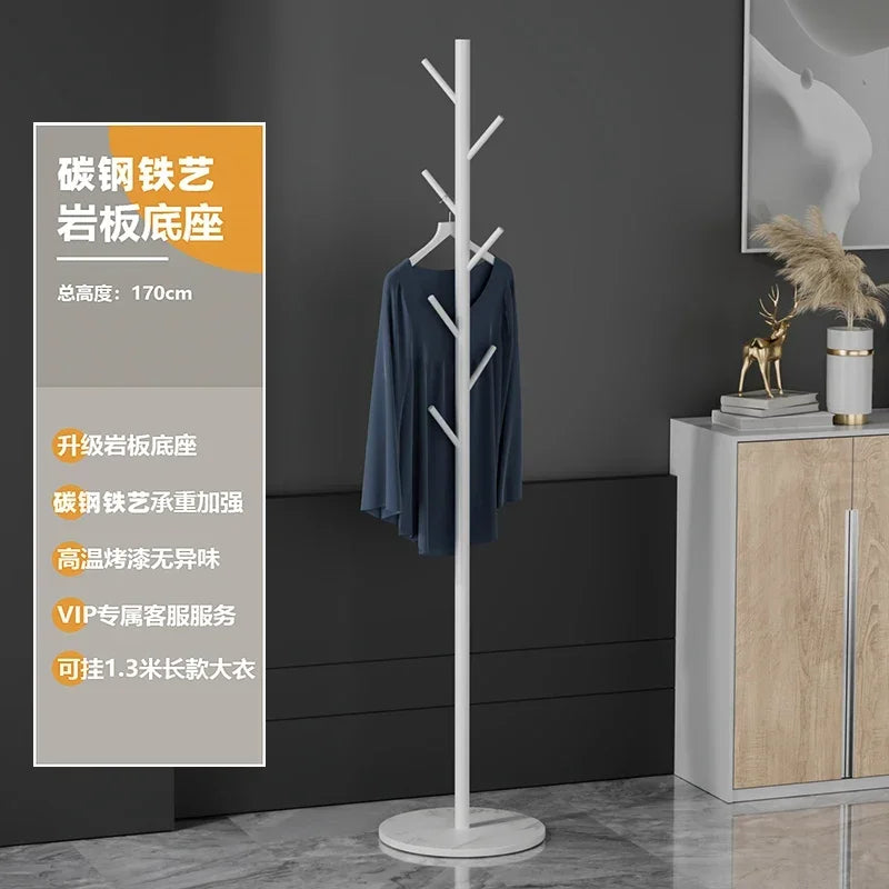 Multifunctional Floor Coat Rack, Hat Hanger, Tree Style, Freestanding Handbag Organizer, Luxury Storage Stand, 7 Hooks - vue 11 sur 28