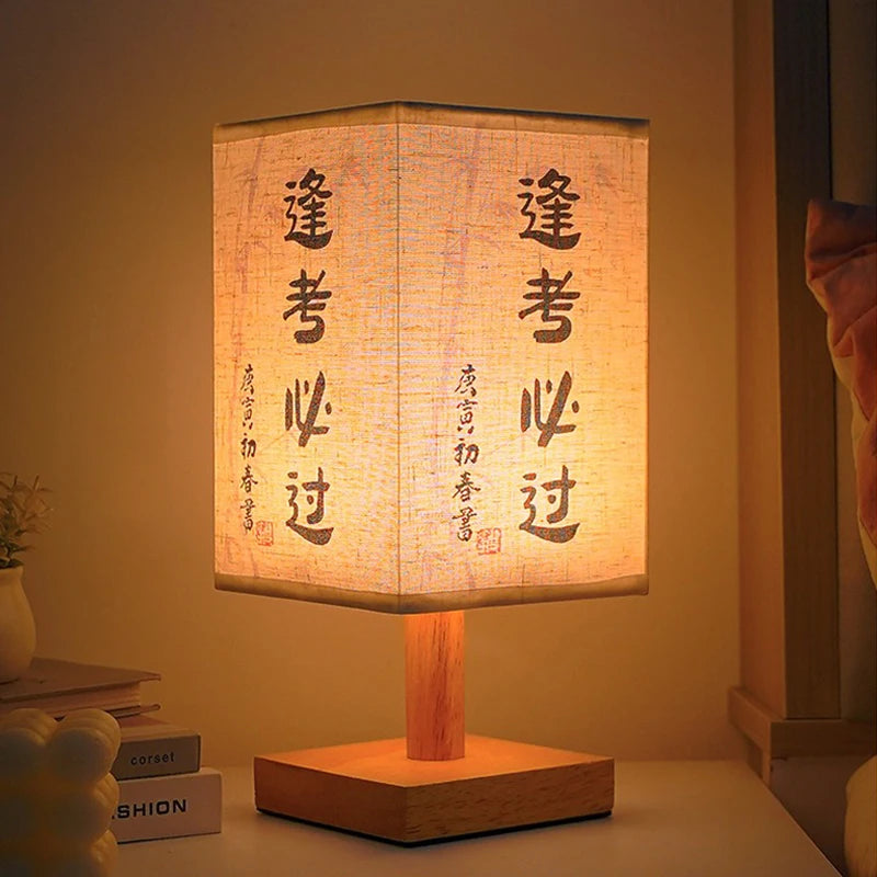 Dekorative quadratische LED-Tischlampe mit Dimmer und USB-Anschluss - vue 5 sur 9