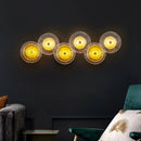 Moderne Kristall-Wandleuchte mit LED für Flur