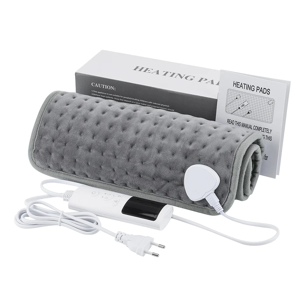 Electric Heating Blanket, Heated Mat Multifunctional Heating Pad for Bed Sofa Warm Winter Thermal Blankets Warmer Home OfficeUse - vue 9 sur 9