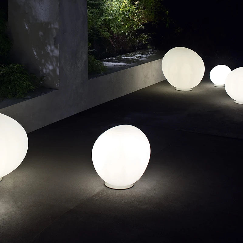 lampe de table en verre moderne créateur italien pour décoration maison - vue 4 sur 6