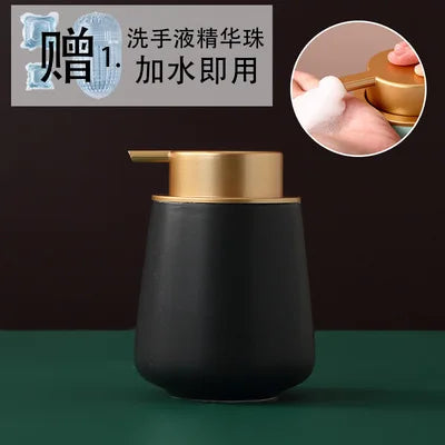 distributeur de savon portable en céramique 400 ml pour soins personnels - vue 21 sur 30