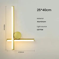 Applique murale LED moderne pour salon