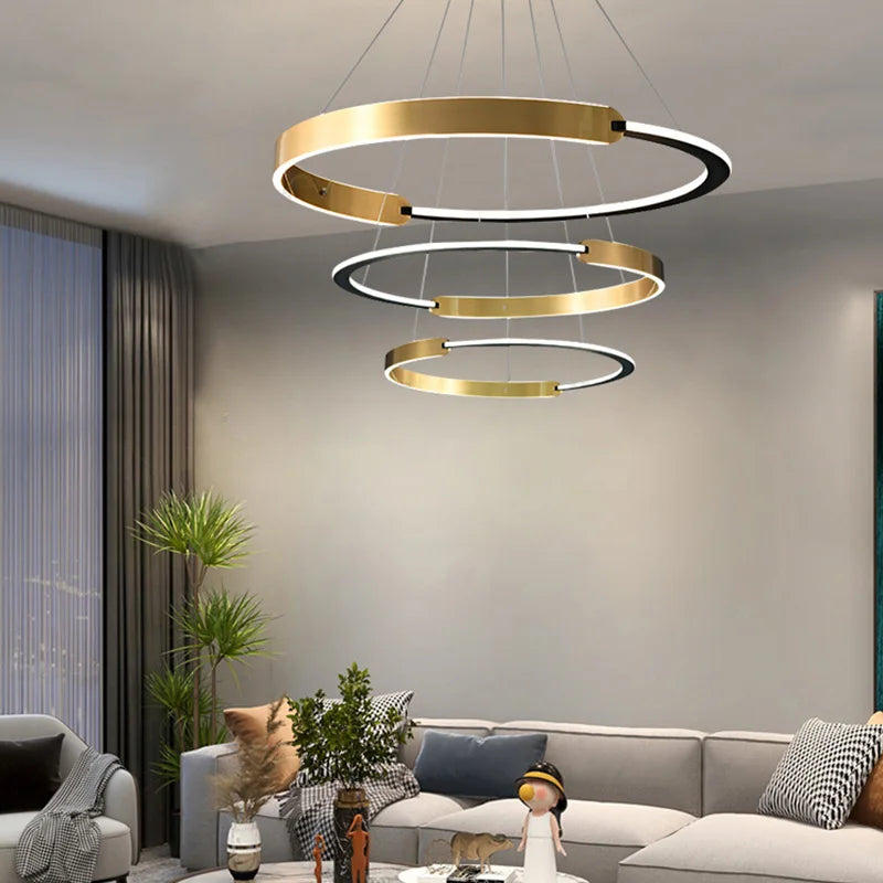 lustre moderne en style nordique pour décoration intérieure suspendue - vue 3 sur 16