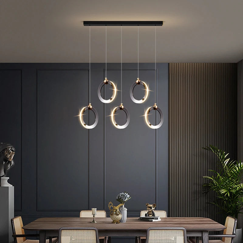 lustre postmoderne de luxe pour restaurant et bar - vue 5 sur 12