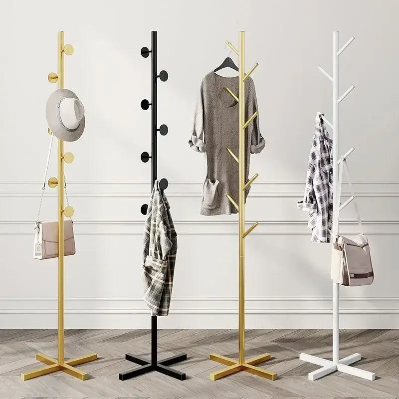 Metal Standing Holder for Purse, Tree with Light, Luxury Rock Plate Base, Marble Scarf and Bag Rack, Minimalist Stand