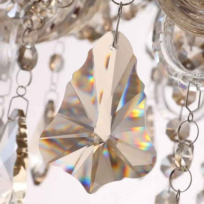 lustre en cristal moderne pour décoration intérieure élégante - vue 7 sur 15