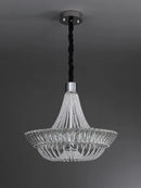 lustre moderne en cristal français led pour hôtel et villa