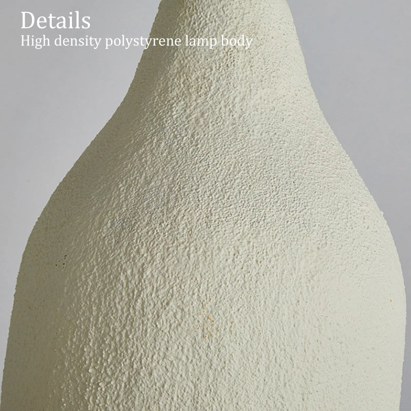 Suspension Wabi Sabi blanc cassé nordique bouteille d'eau forme 63 cm de haut chambre salle à manger - vue 6 sur 6