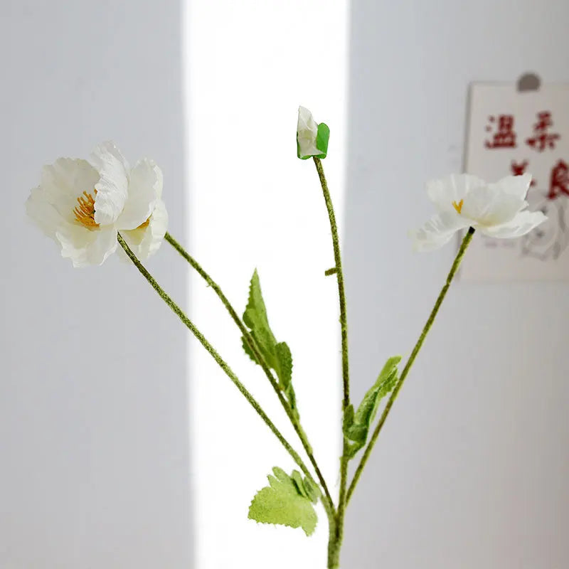 fleurs artificielles coquelicots pour mariage et décoration intérieure - vue 7 sur 25