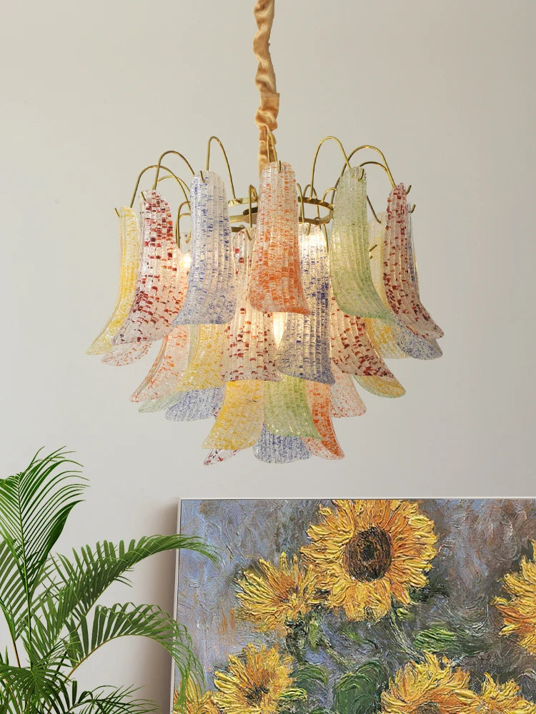 lustre en cristal de luxe rétro pour intérieur élégant - vue 4 sur 12