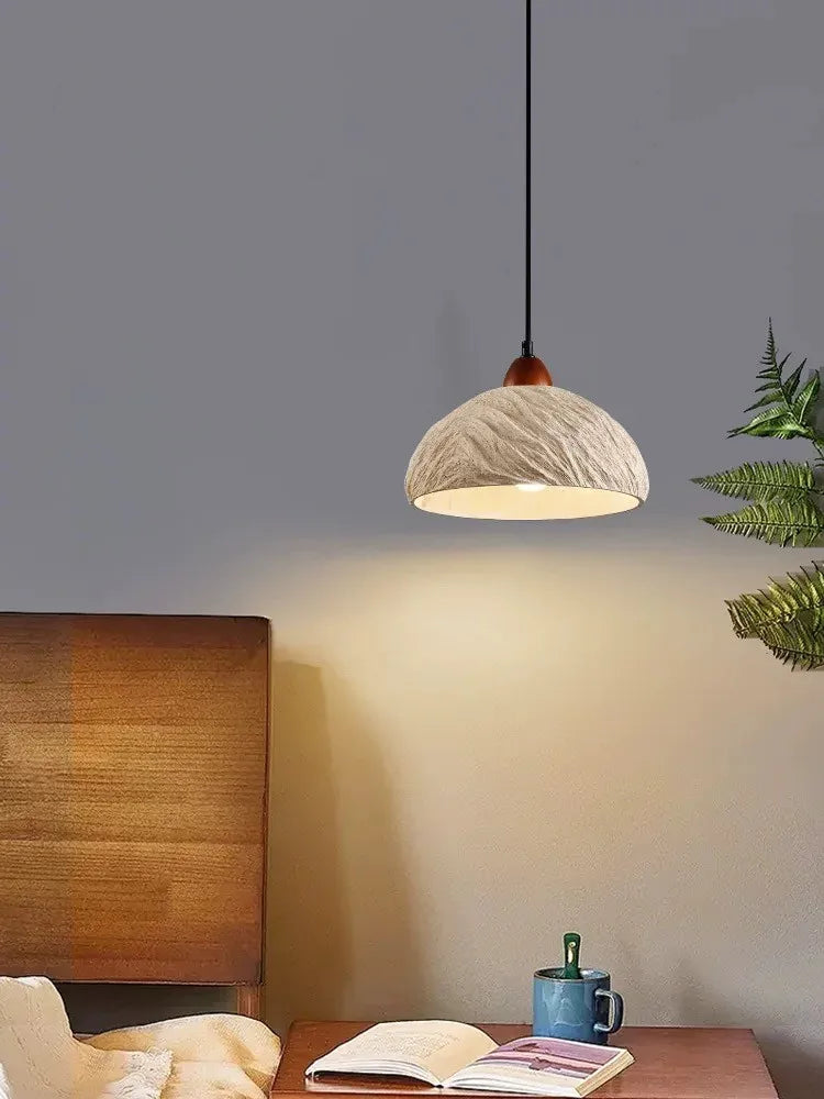 plafonnier led design en pierre pour intérieur moderne